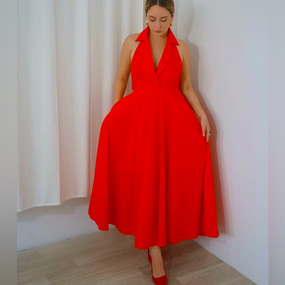 Red Midi Dress ❤️